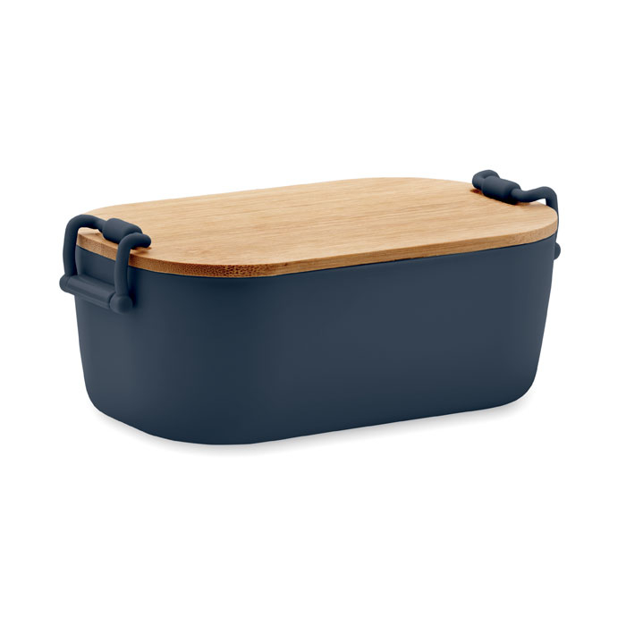 Boîte à lunch personnalisable 700 ml LEKKER Bleu marine